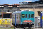 Italien: ALn 668 3027 im Bahnbetriebswerk Catania auf der Insel Sizilien 03.05.2018