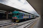 Hier ALn668 3172 als R21469 von Firenze S.M.N. nach Faenza, dieser Triebzug stand am 21.7.2011 in Firenze S.M.N. 