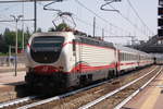 27 june 2019 Milano Rogoredo : electric locomotive e 402.171 is pushing a train 