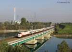 FrecciaBianca train number 9716, 0938 Trieste Centrale-Torino Porta Nuova passes Albignano, 8 November 2013