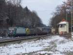 E 412 015 ist auf dem Weg von Mnchen zurck in die Heimat 
 ( Italien ) am 17.11.07 in Aling Obb.