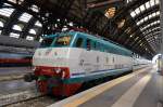 Italien, E 444 095 in Milano Centrale am 10.08.2012