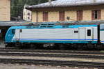 Trenitlia E464 251 am Zugschluss eines Regionalzuges aus Bologna kommend hier am Bahnhof Brenner/Brennero. Aufgenommen am 02.05.2014