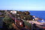 E636 223 bei Albenga, Zug 2496, 09.09.1994.