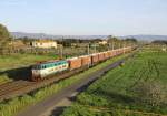 E.655 514 passes La California whilst working 56316 from San Vincenzo-Rosignano, 15 April 2013