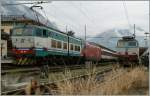 Lokwechsel in Domodossola: Die FS 656 091 wird an die SBB Re 460 005-2 angekuppelt.
31.10.2013