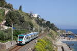 501 *** als R 12874 (Catania Centrale-Messina Centrale) bei Forza d'Agro 25.3.17