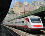 06.06.2016 11:17 FS ETR 460 30 als Frecciabianca nach Roma Termini in Genova Piazza Principe.