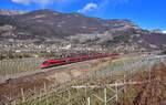 ETR 400 007 am 20.02.2024 bei Rovereto.