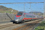 ETR 610 Trenitalia Nr. 1 durchfährt den Bahnhof Gelterkinden. Die Aufnahme stammt vom 14.11.2017.