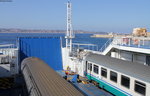 IC 721 (Messina Centrale-Siracusa) und IC 723 (Roma Termini- Palermo Centrale) auf der Fähre nach Messina 3.10.16