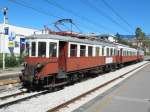 Historischer Zug der Circumvesuviana (SFSM) am 238. September 2014 in Sorrento.