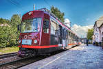 TW 21 wartet im Bahnhof Collalbo/Klobenstein, auf die Abfahrt als Linie 160 nach Soprabolzano/Oberbozen.