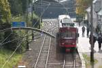 Zug Nr.24 wartet in der Station Klobenstein/Collalbo auf seine Abfahrt.07.10.14