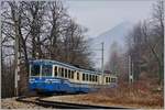 Der Ferrovia Vigezzina SSIF (Società subalpina di Imprese Ferroviarie) ABe 8/8 21 Roma ist als Schnellzug D 32 von Locarno nach Domodossola unterwegs und konnte hier kurz nach Trontano