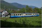 Der SSIF ABe 8/8 N° 22  Ticino  ist als Regionalzug 756 von Re nach Domodossola kuzrz vor der Statin Gagnone-Orcesco unterwegs.
