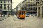 Milano / Mailand ATM SL 4 (Tw 1521) Piazza Scala im Juli 1987.