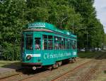 ATM Triebwagen 1785 ein Vertreter der legendären mailänder Baureihe  1500 welche auch unter dem Spitznamen  Ventotto  (bezüglich des Einführungsjahres 1928) bzw. als  Carelli  (Drehgestellwagen) sowie als   Peter Witt  (Erfinder des pay-as-you-enter-System)bekannt sind war am 16.05.auf der Linie 19 unterwegs, und wurde von mir am Corso Sempione fotografiert.  