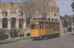 Tram 2107 im April 1987 beim Kolosseum(Archiv P.Walter)