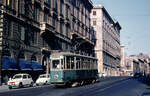 Roma / Rom ATAC Linea tranviaria / SL 5 (MRS 2093) Via Giovanni Lanza am 23. August 1970. - Scan eines Diapositivs.