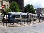 Straßenbahn auf der Piazza Castello am 11.05.2013