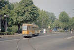 Torino / Turin ATM Linea tranviaria / SL 16 (Motrice / Tw 3206) am 1. August 1984. - Scan eines Farbnegativs. Film: Kodak CL 200 5093. Kamera: Minolta XG-1.