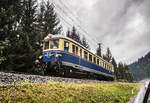 Parallelfahrt mit 4042.01 der NBiK zwischen Mittewald a. d. Drau und Thal.
Unterwegs war der Zug als SR (Sillian - Lienz).
Aufgenommen am 16.9.2017.