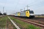 ITL ES 64 F4-203 und Captrain 186 149-1 zogen einen ...