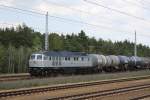 ITL 232 209-9 erreicht am 30.04. 10, mit einem Kessel Ganzzug, ...
