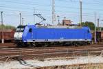 ITL Eisenbahngesellschaft mbH 185-CL 002 wartet am 26.06.2010 in Angerm�nde wohl auf ihren Zug...
