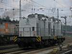 293.02 und 293.01 der ITL fuhren am 25.06. 10 durch Hosena ...