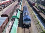 Der Blue Tiger ITL 250 006 4 grade beim ankuppeln ... Der Blue Tiger ITL 250 006 4 grade beim ankuppeln ...