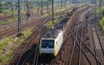 ES 64 F4 - 205 der ITL zieht am 03.07.10 ...