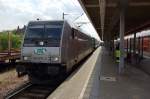 185 667-2 der RAILPOOL momentan im Dienst f�r die ITL ...