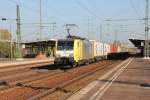 ITL E 189 203(ES64 F4 203) mit einen Containerzug am ... ITL E 189 203(ES64 F4 203) mit einen Containerzug am ...
