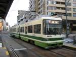 Eine Straenbahn in Hiroshima am 12.03.2010