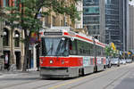 ALRV Tramzug der TTC 4236, auf der Linie 504 unterwegs in Toronto.