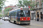 CLRV Tramzug der TTC 4052, auf der Linie 504 unterwegs in Toronto. Die Aufnahme stammt vom 22.07.2017.
