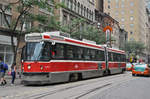 ALRV Tramzug der TTC 4243, auf der Linie 504 unterwegs in Toronto. Die Aufnahme stammt vom 22.07.2017.