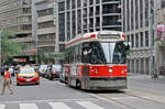CLRV Tramzug der TTC 4195, auf der Linie 505 unterwegs in Toronto.