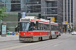 ALRV Tramzug der TTC 4237, auf der Linie 504 unterwegs in Toronto.