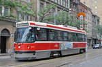 CLRV Tramzug der TTC 4081, auf der Linie 504 unterwegs in Toronto.