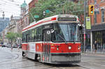 CLRV Tramzug der TTC 4023, auf der Linie 504 unterwegs in Toronto. Die Aufnahme stammt vom 22.07.2017.