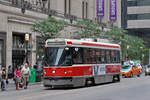 CLRV Tramzug der TTC 4110, auf der Linie 506 unterwegs in Toronto. Die Aufnahme stammt vom 23.07.2017.