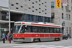 CLRV Tramzug der TTC 4124, auf der Linie 505 unterwegs in Toronto.