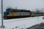 Via Rail F40PH-2, Niagara Falls, Ontario, am 13.02.11