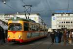 VBK 209 als 5 zum Rheinhafen am Marktplatz 13.12.09  ...