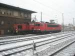 Hier links 298 335-1 ...  Alexander Borchardt 17.12.2009