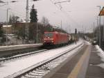 Hier 145 007-1 mit ...  Alexander Borchardt 13.02.2011