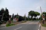Bahn�bergang an der Kreisstrasse ...  Andreas Strobel 25.05.2011